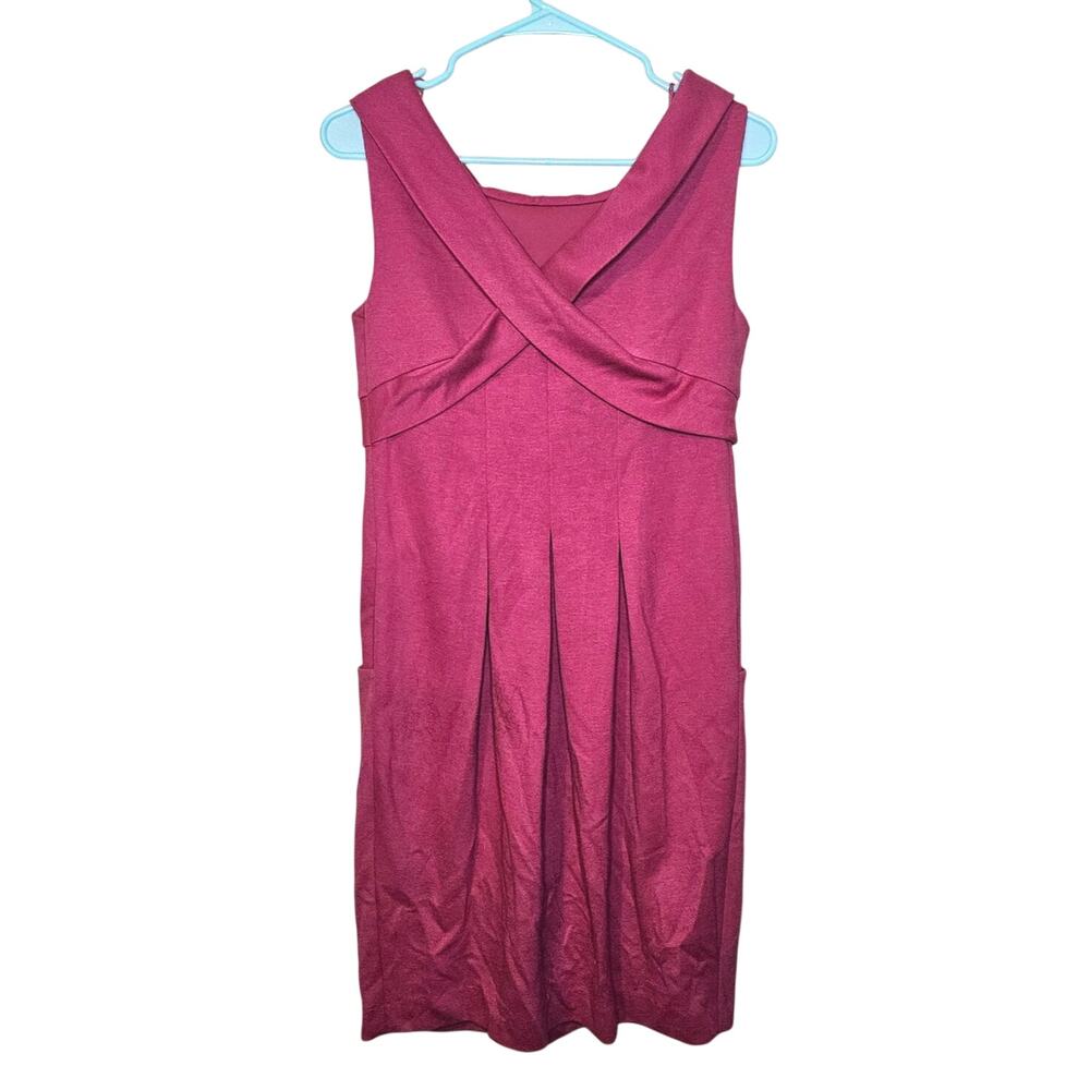 Adrianna Papell Size 6 Pink Dress Party Birthday Polyester Pockets Chic Cute